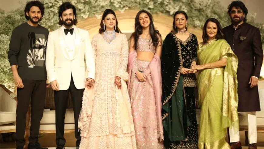 Akhil Akkineni & Zainab Ravdjee Wedding Reception: Mahesh Babu, Ram Charan, Yash, and More Graced the Event – See Photos