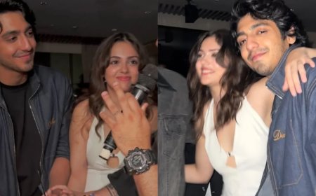 Saiyaara Success Bash: Ahaan Panday & Aneet Padda Spark Dating Rumors Again With Adorable PDA – Viral Video Inside