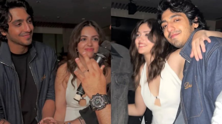 Saiyaara Success Bash: Ahaan Panday & Aneet Padda Spark Dating Rumors Again With Adorable PDA – Viral Video Inside